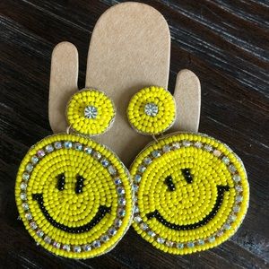 Smiley face earrings